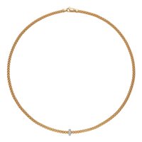Collana Fope Donna Prima in Oro Diamante 0.18 Ct 74508CX_BB_G_XBX_043 - 74508CX_BB_G_XBX_043